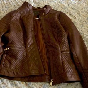 leather gisono  motorcyle jacket
